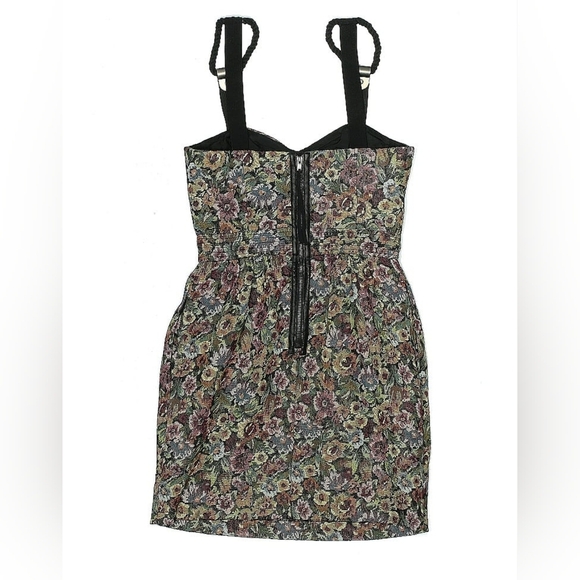 BCBGeneration Tapestry Floral Mini Dress Size 2 - Picture 3 of 5